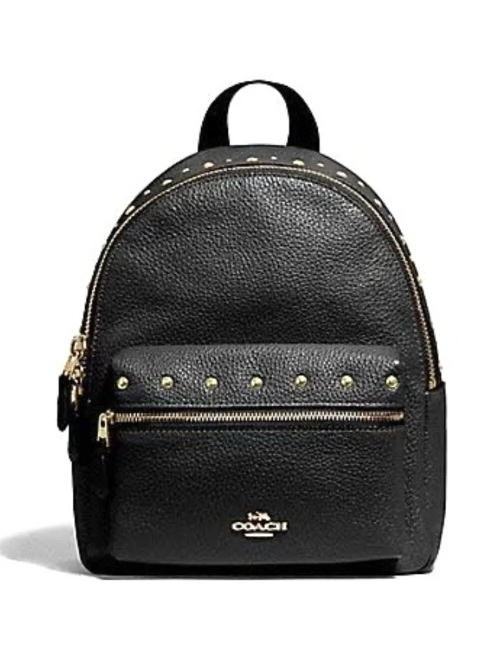 COACH Mini Charlie Backpack with Studs and Wallet Brand New
